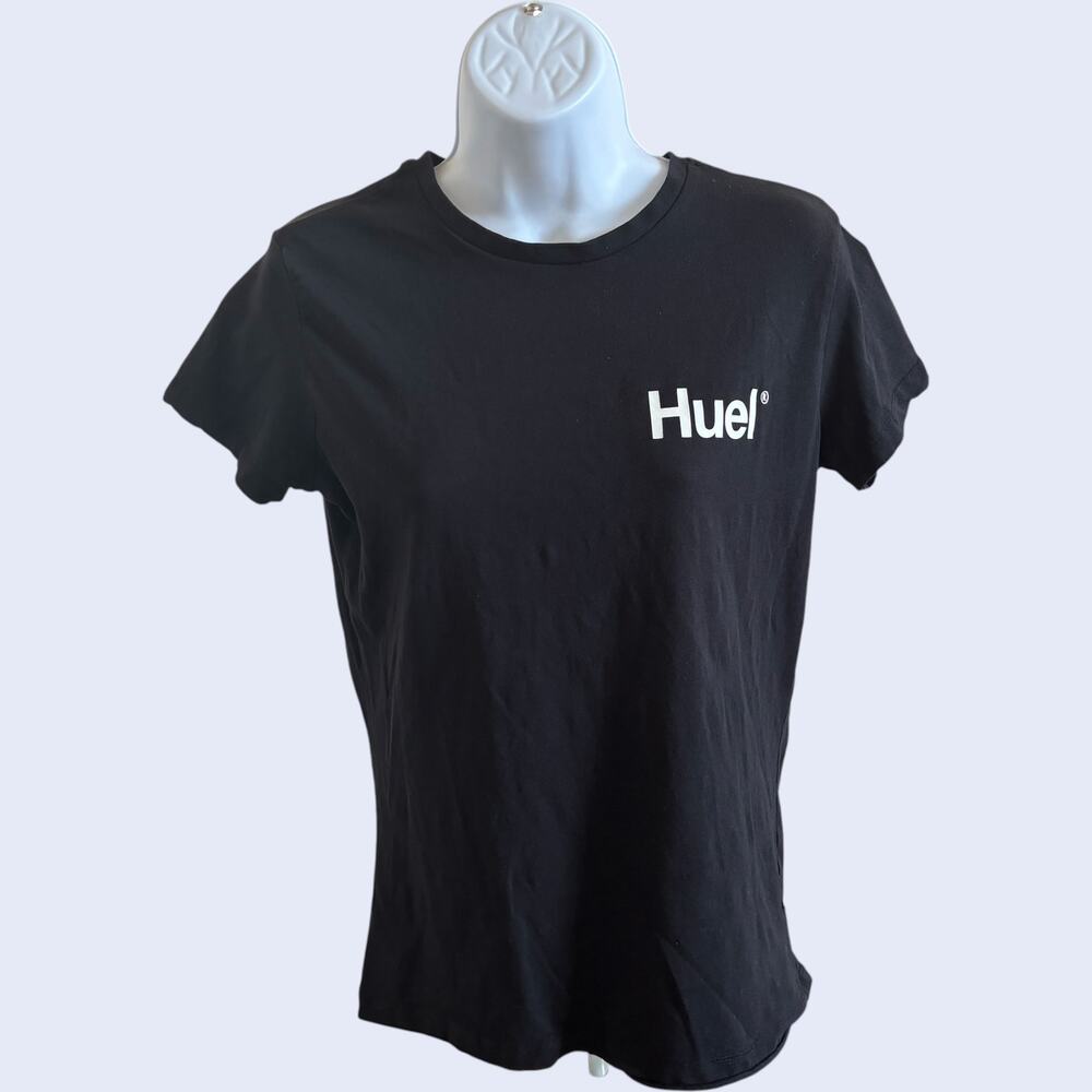 Huel M Streetwear Logo Tee Black Regular